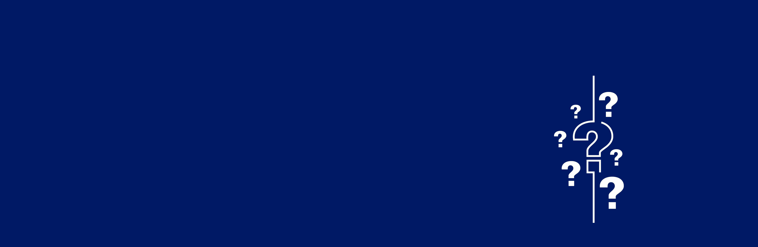 FAQ banner
